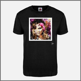 T-shirt noir Clara Morgane