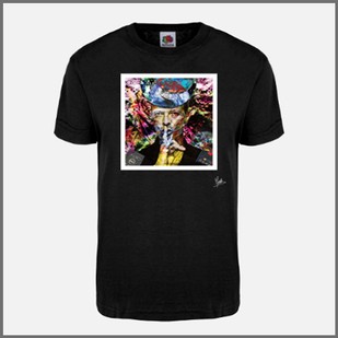 T-shirt noir David Bowie