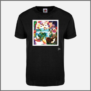 T-shirt noir Rita Hayworth